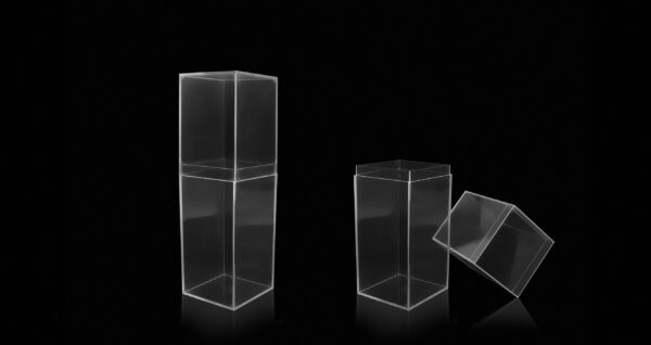 Caja rectangular transparente 67 mm - Imagen 2