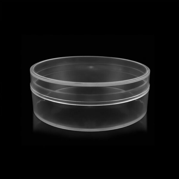 Clear cylindrical container 120 ml