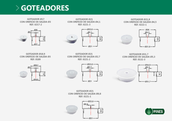 Gotejadores, rolhas com asas e obturadores - Image 3