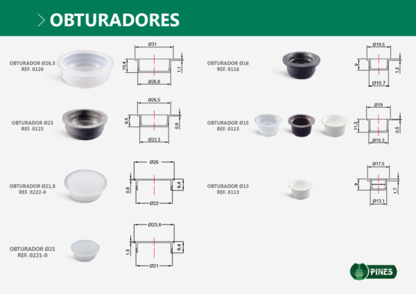 Gotejadores, rolhas com asas e obturadores - Image 2
